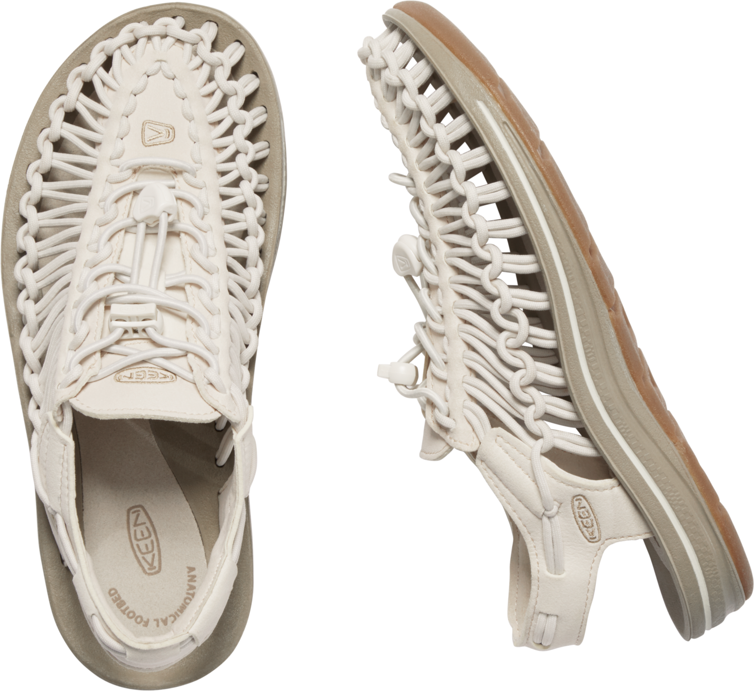 Uneek W sneakers - White Cap/Cornstalk